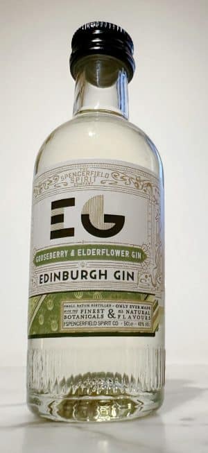 Edinburgh Gooseberry and Elderflower Gin Bottle