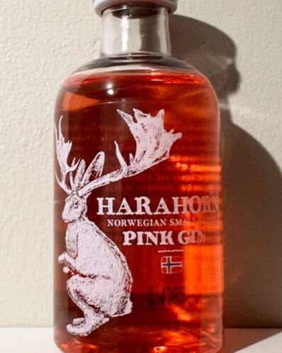 Harahorn Pink Gin Bottle