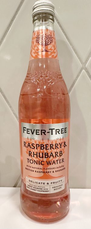 Fever Tree Rhubarb and Raspberry Tonic Water Bottle