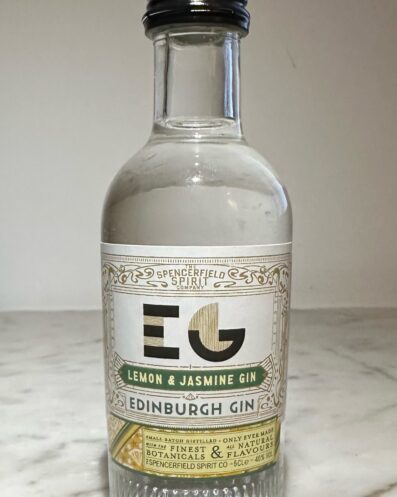 Edinburgh Lemon and Jasmine Gin Bottle