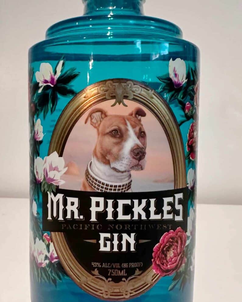 Mr. Pickles Pacific Northwest Gin Bottle
