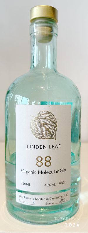 Linden leaf 88 organic molecular gin Bottle