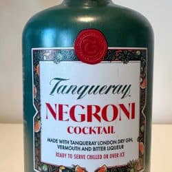 Tanqueray Negroni Bottle