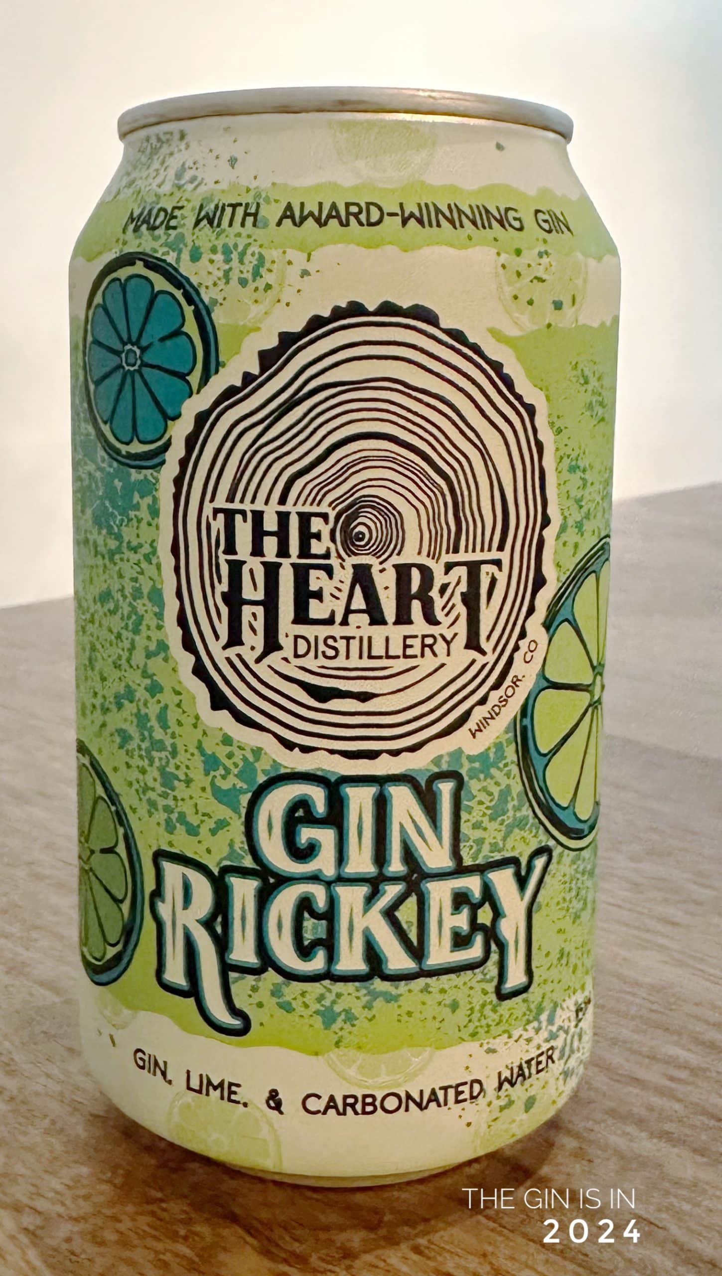 The Heart Distillery Gin Rickey Can