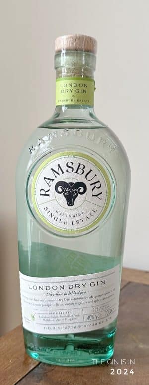 Ramsbury London Dry Gin Bottle