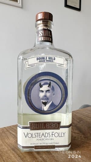 volstead's folly gin bottle