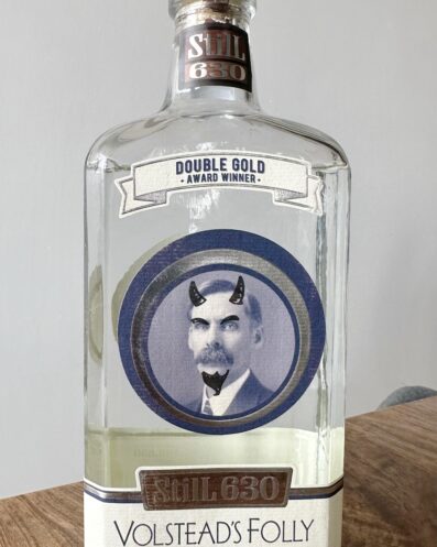 volstead's folly gin bottle