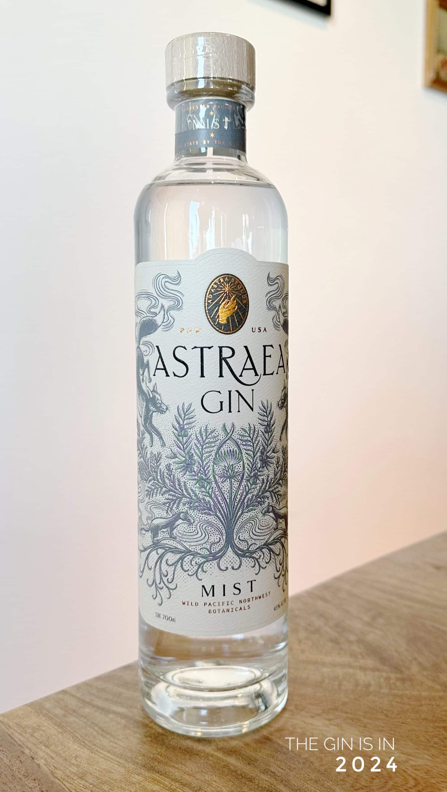 Astraea Mist Gin Bottle