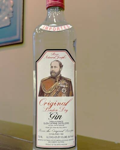 Rear Admiral Joseph's Gin Bottle