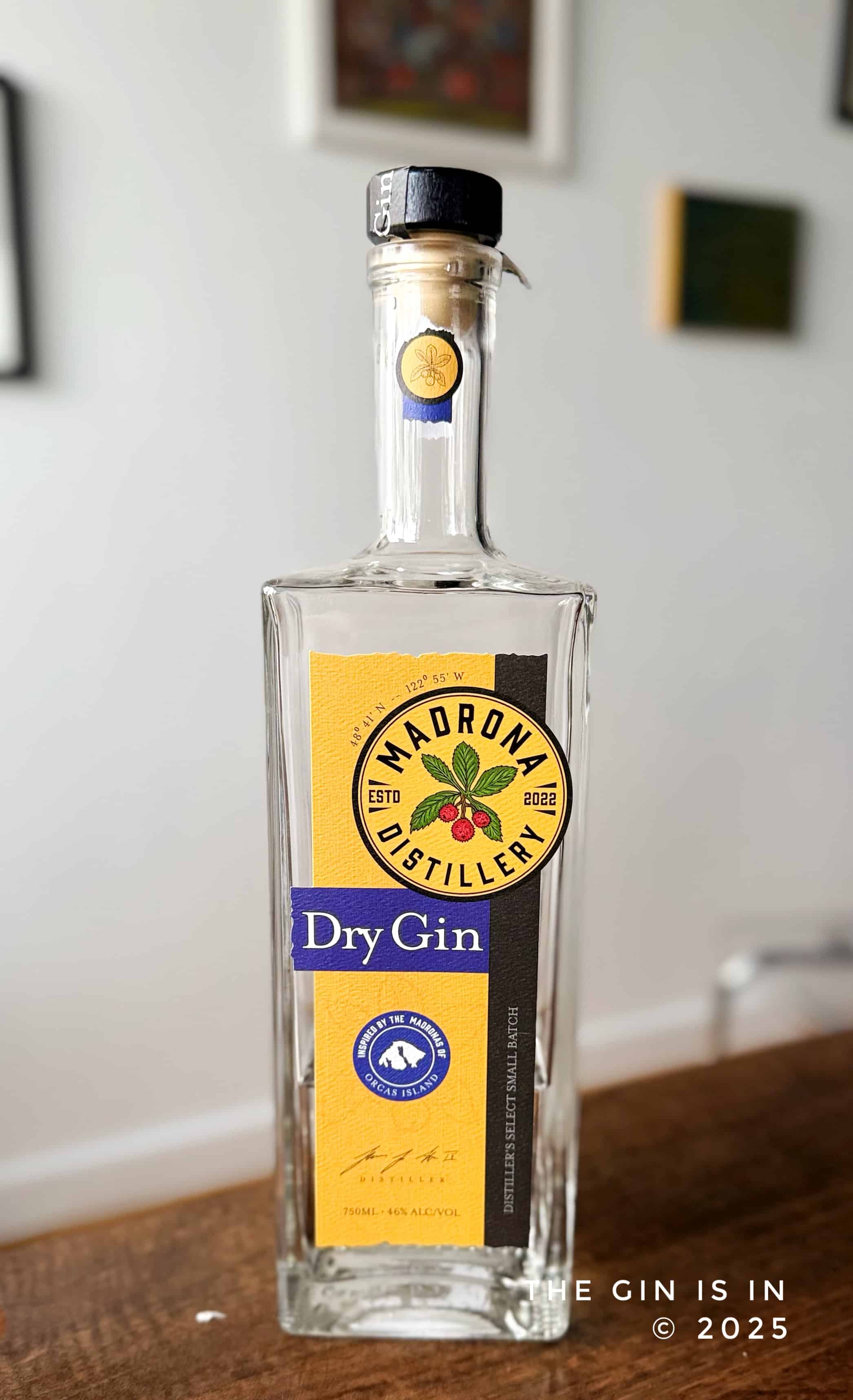 Madrona Distillery Dry Gin