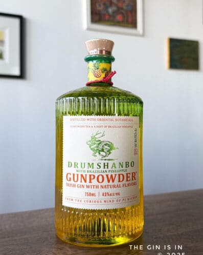 Drumshanbo Gunpowder Brazilian Pineapple Gin Bottle
